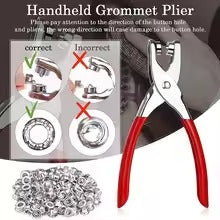 Grommet Eyelet Plier Set